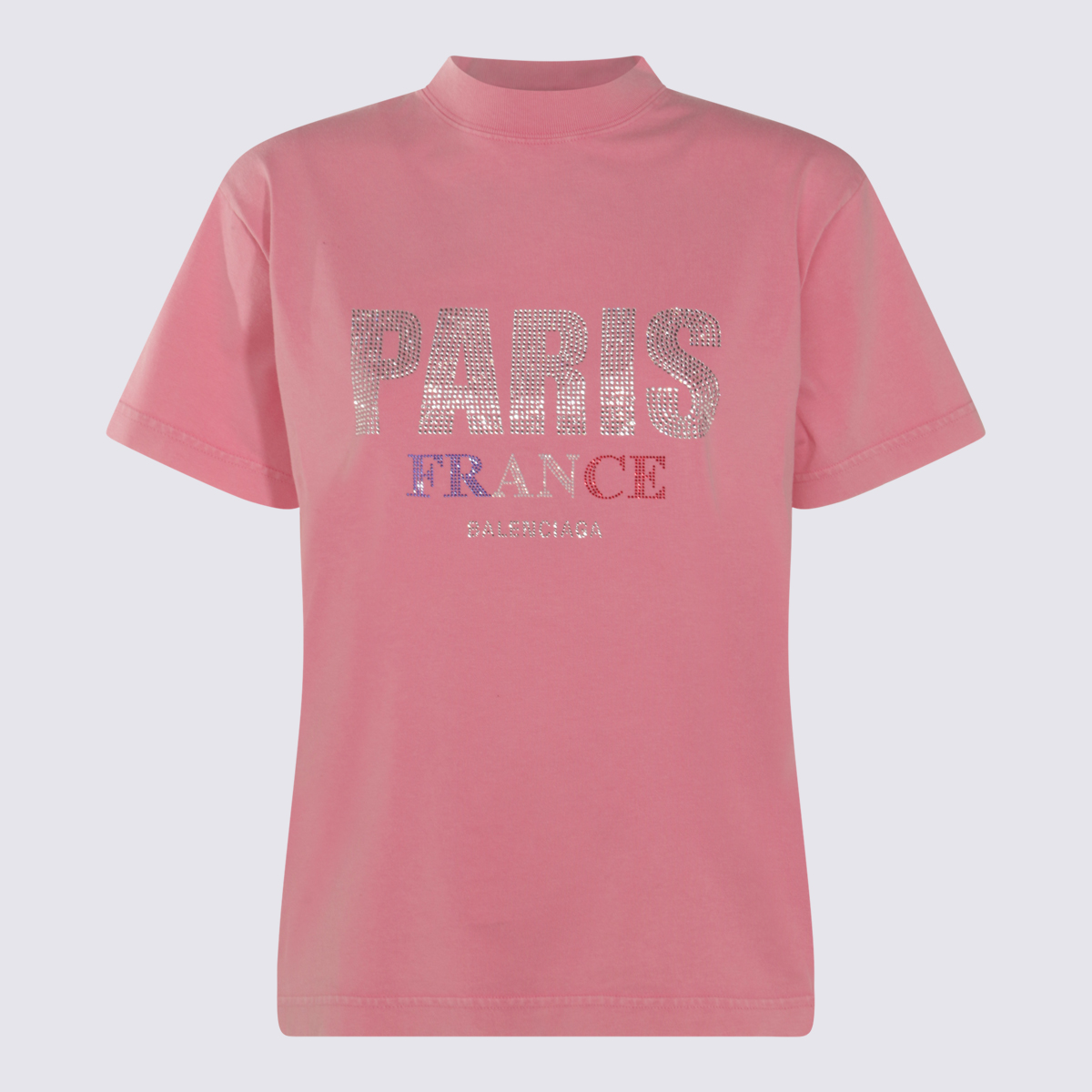 Balenciaga T-Shirts And Polos Faded Pink _co – Women