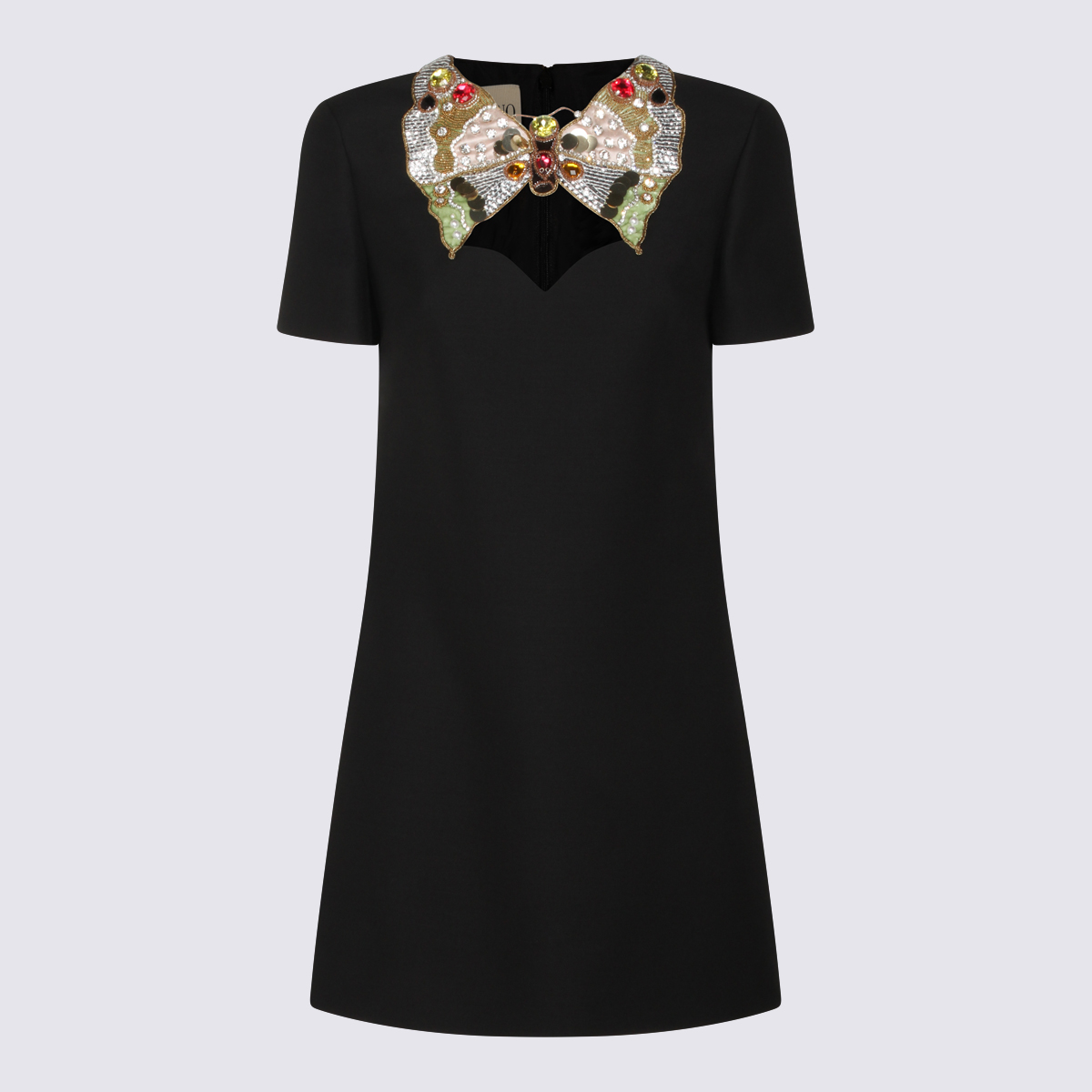 Valentino Dresses Nero/gold/silver _wv Se – Women
