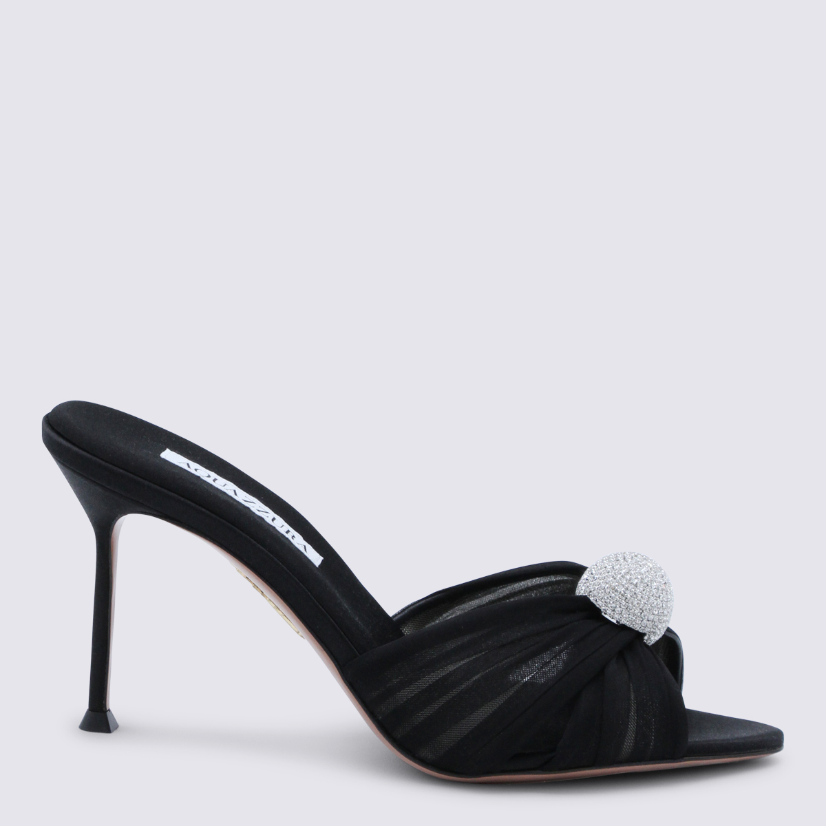 Aquazzura Sandals Black _cover Tex Sole Le - Women