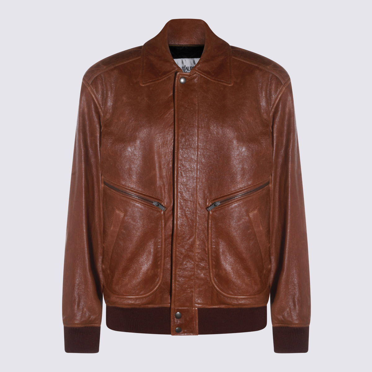 Saint Laurent Jackets Brun Chene/marron _le – Women