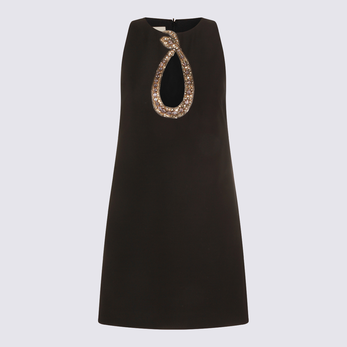 Valentino Dresses Nero/gold/silver – Women