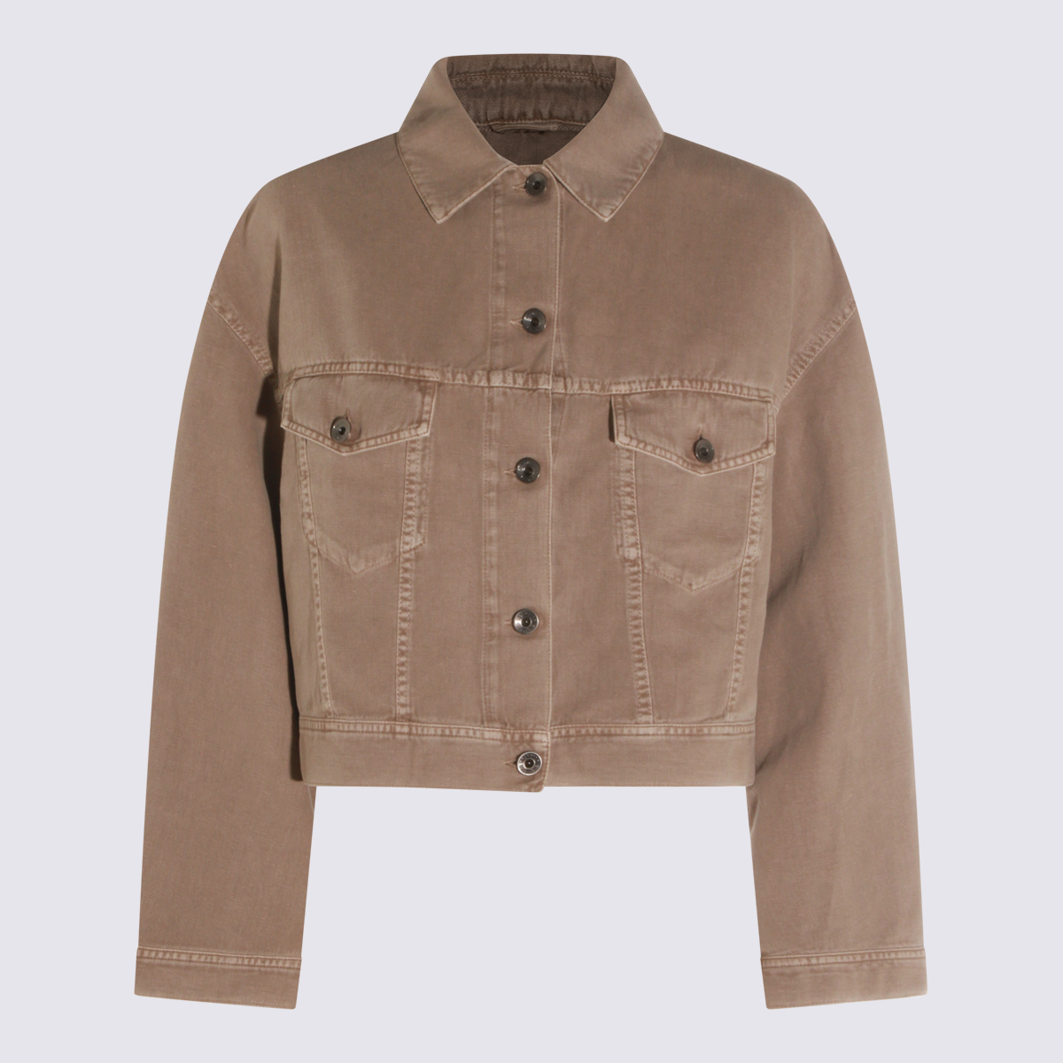 Brunello Cucinelli Jackets Earth Brown _co Li – Women