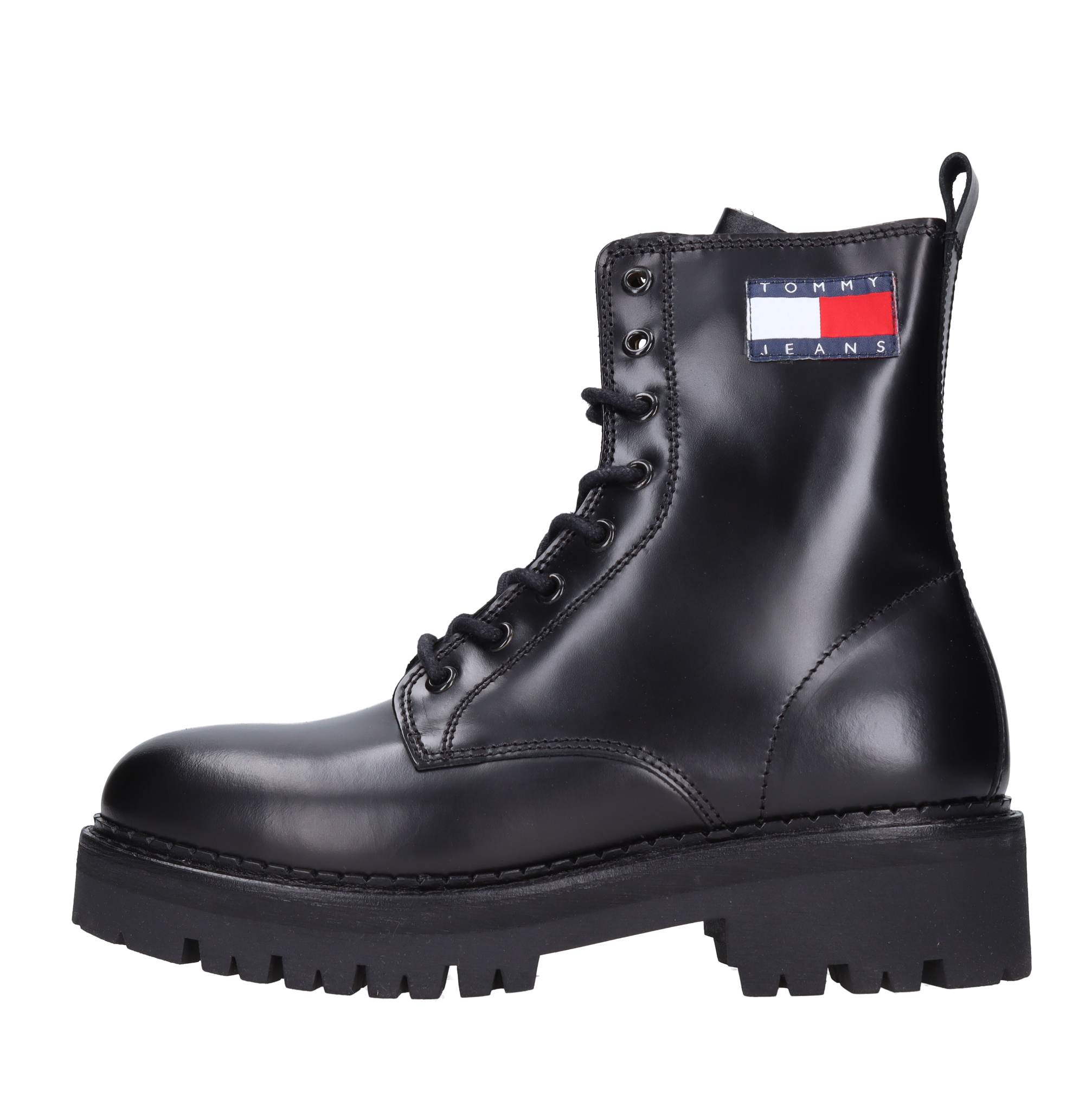 VB0001 TOMM Stivaletti e scarponcini TOMMY JEANS Donna Nero Vb0001 tomm eBay
