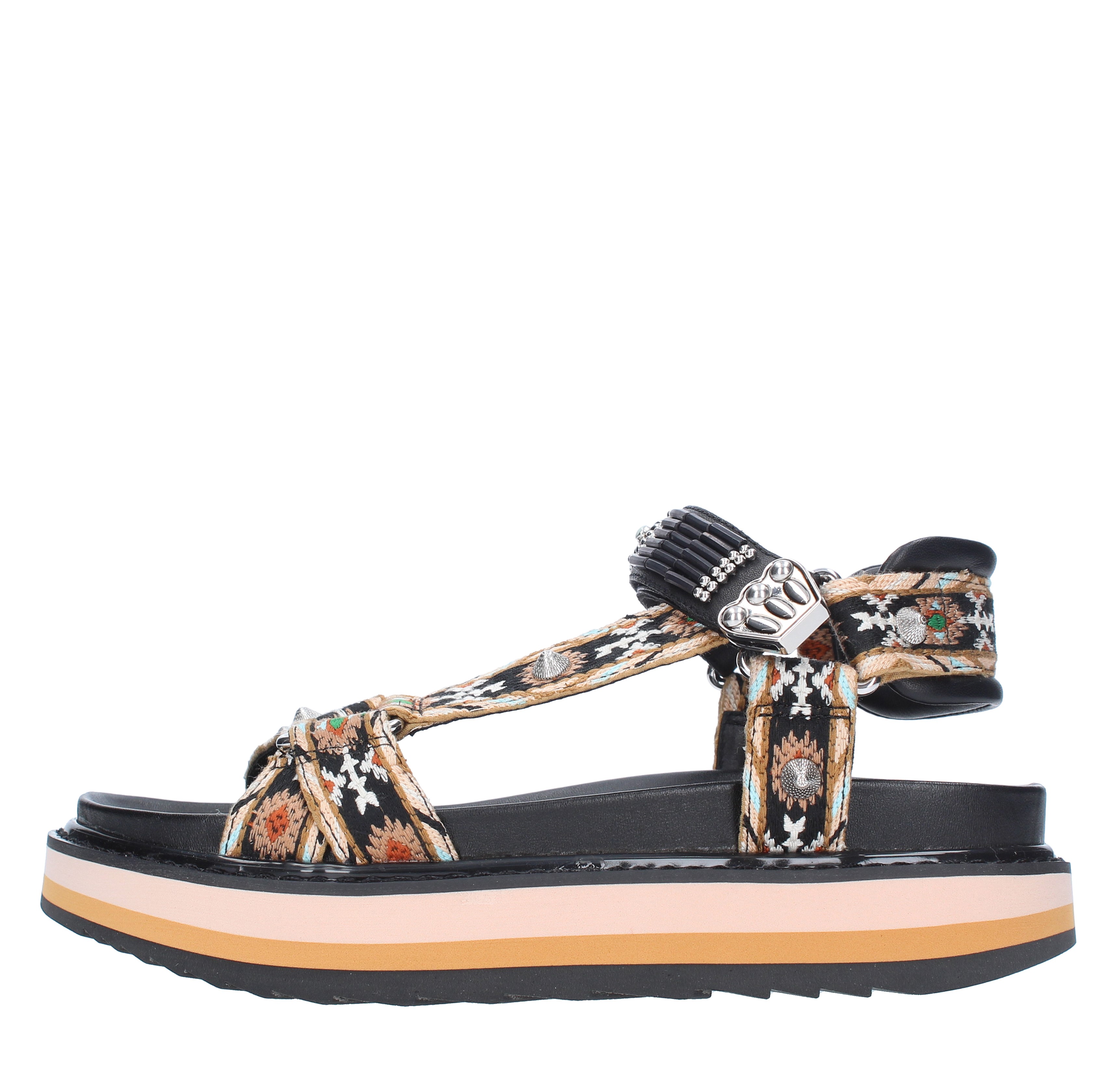 UGO BIS ASH Women s Footwear Sandals Black Nude