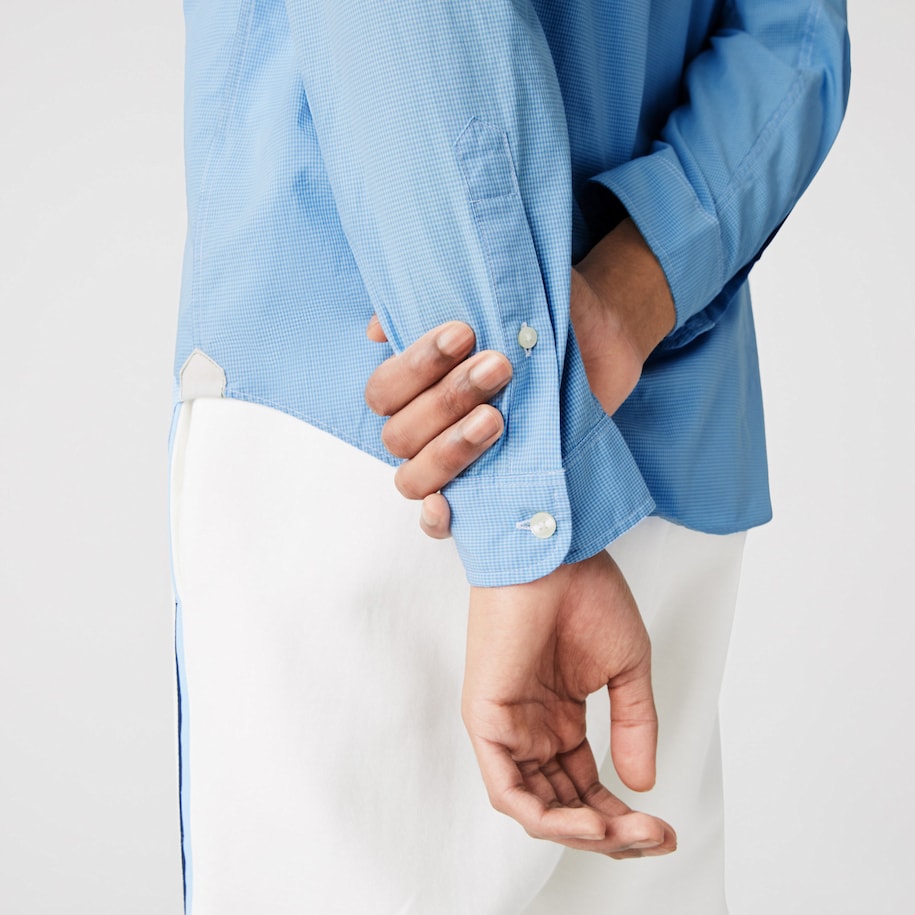 lacoste Camicie Azzurro