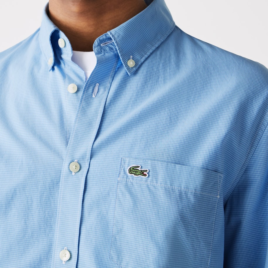 lacoste Camicie Azzurro