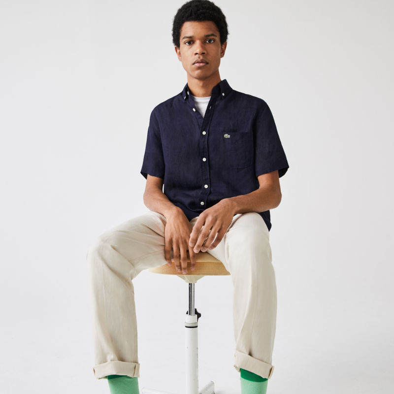Lacoste Blaue Hemden