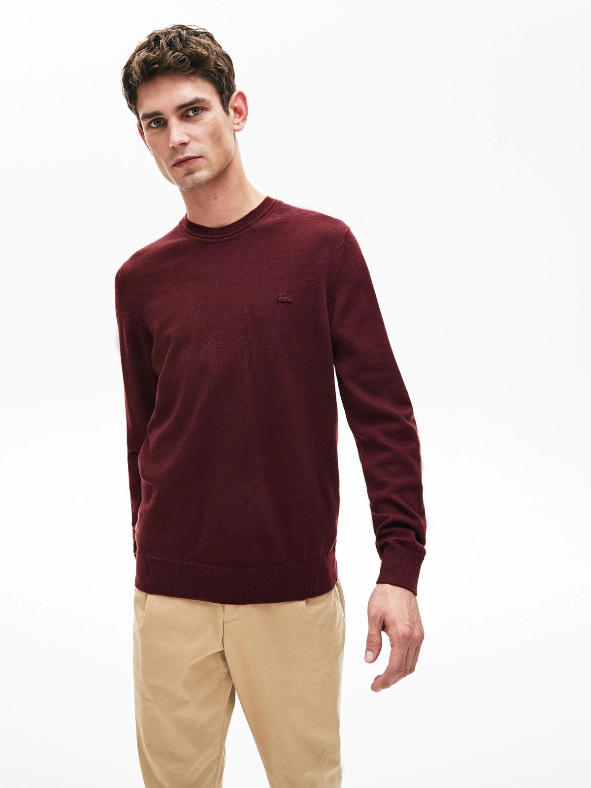 Lacoste Jersey Bordeaux
