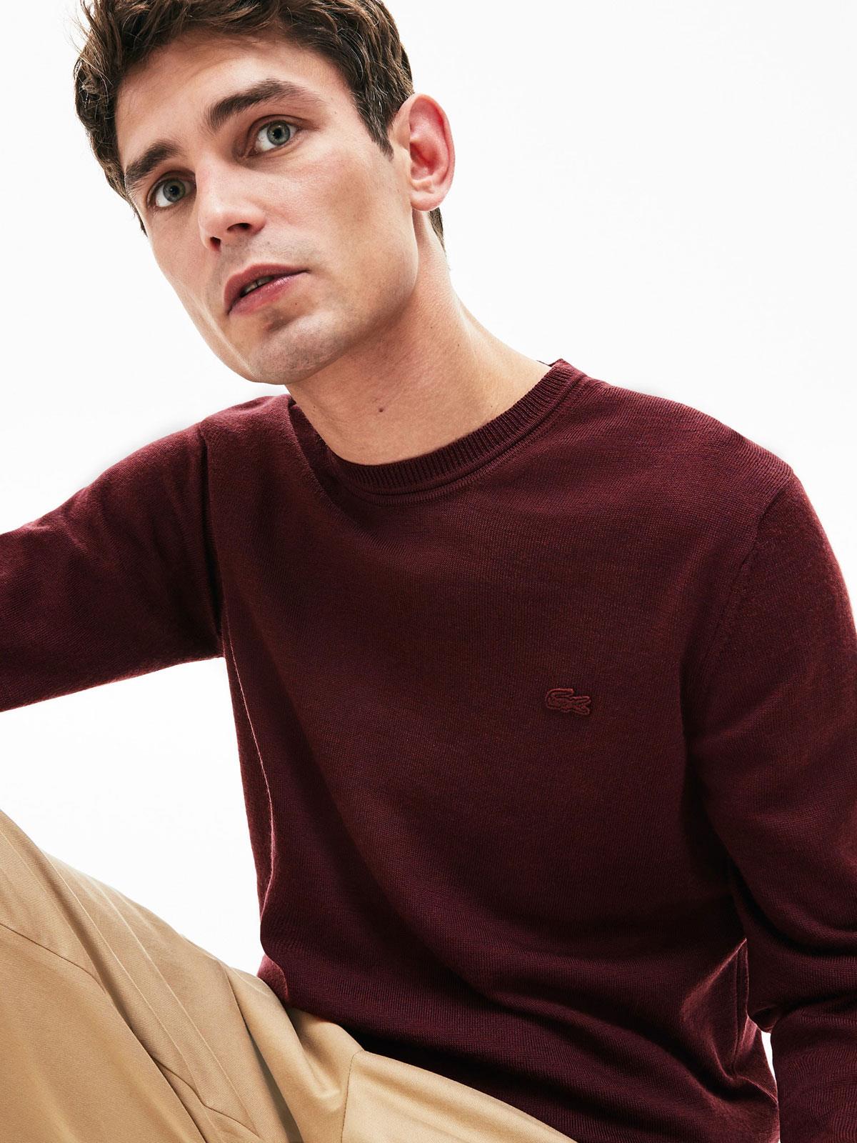 Lacoste Jersey Bordeaux