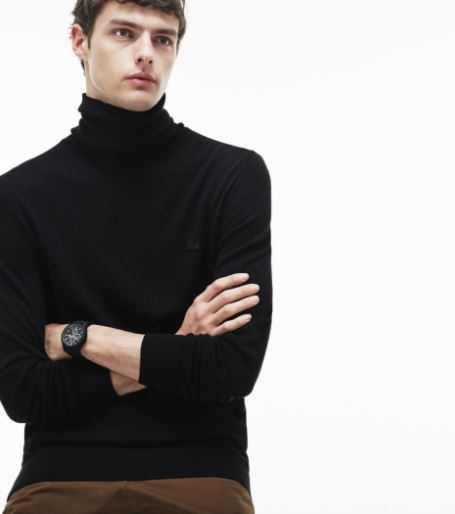 Lacoste Overhemden zwart