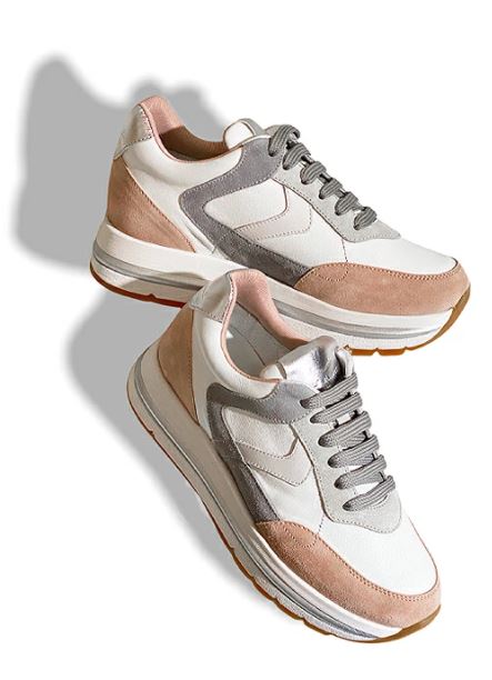 Voile Blanche Sneakers Rosa