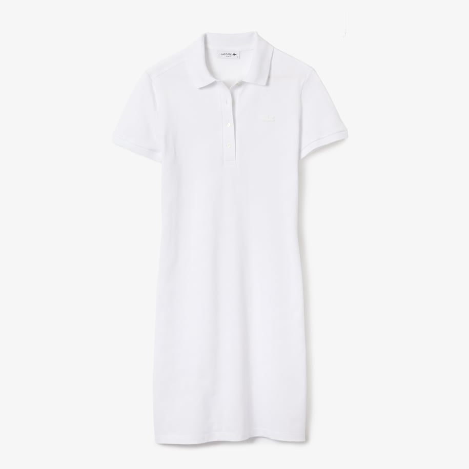 Lacoste Jurken wit
