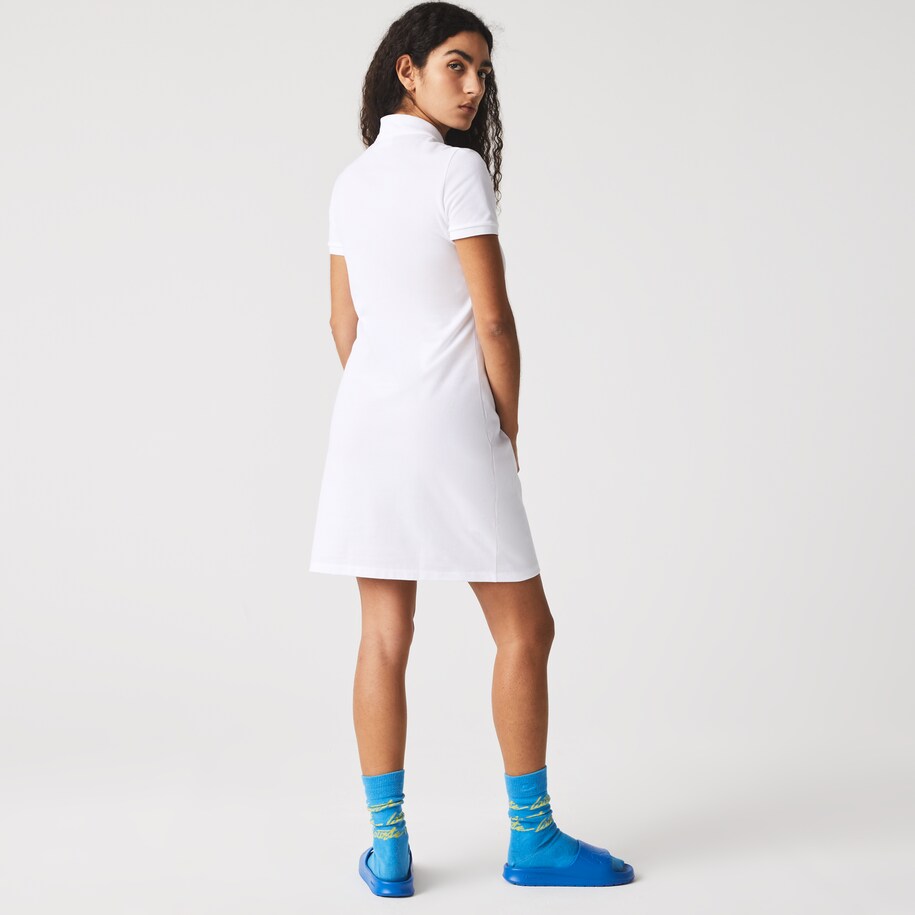 Lacoste Jurken wit