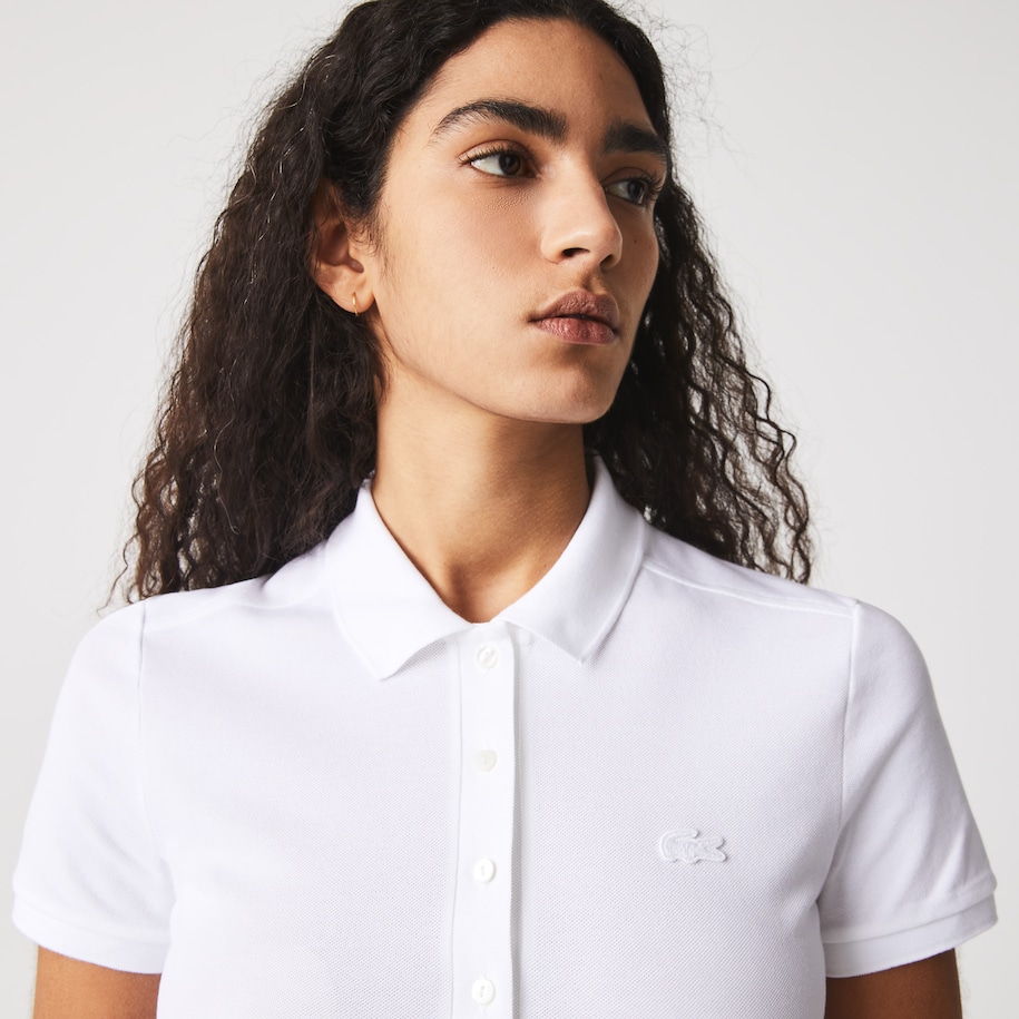 Lacoste Jurken wit