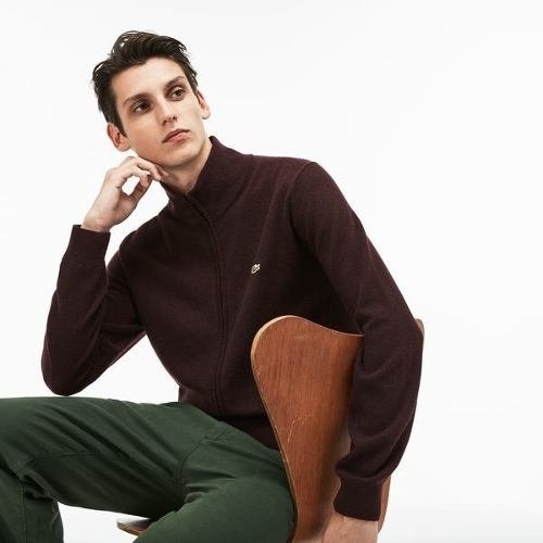 Lacoste Jersey Bordeaux