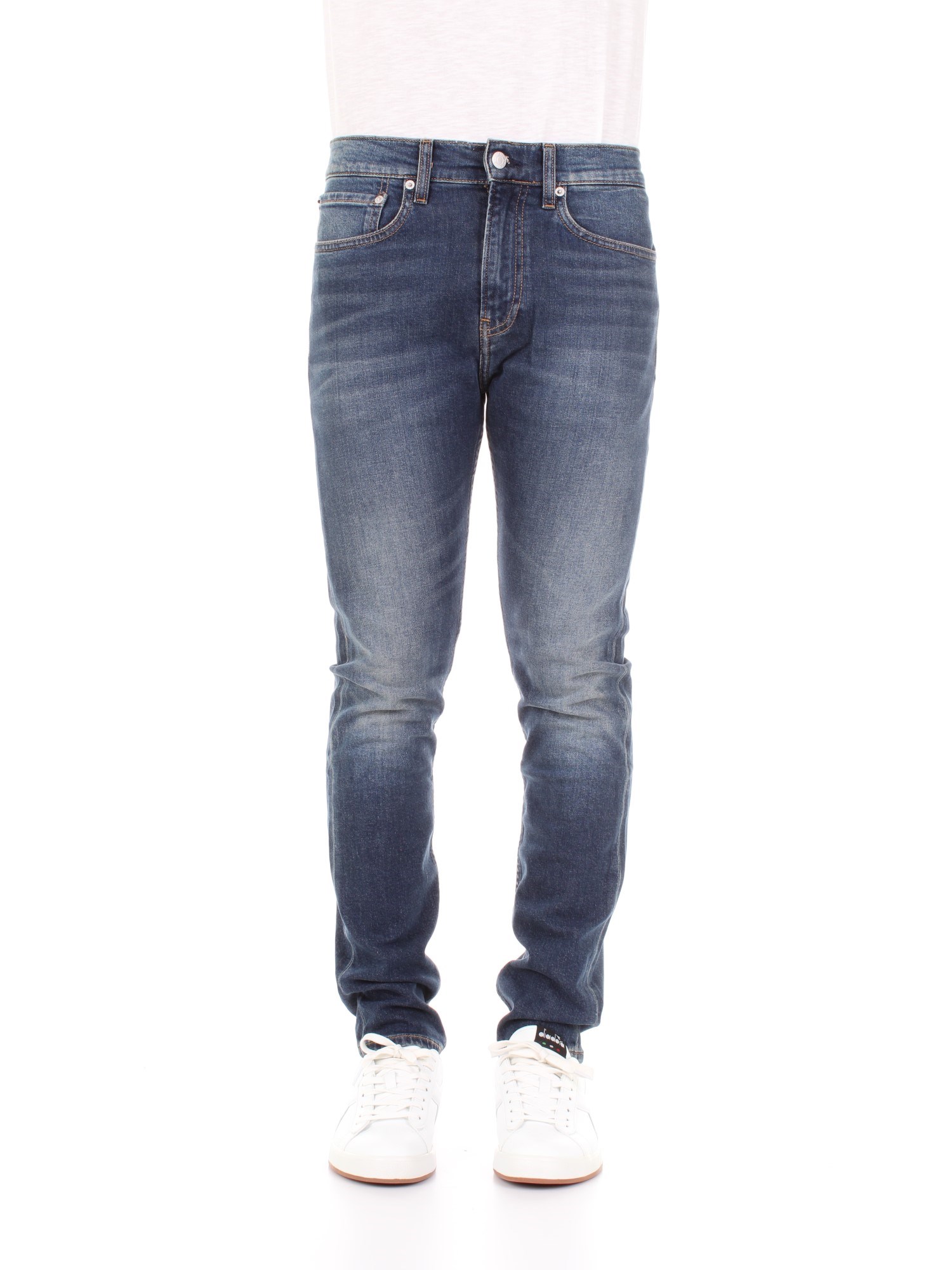 Pantalon bleu Calvin Klein
