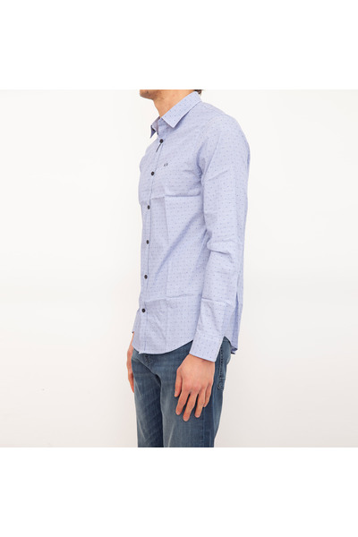 Armani Exchange Blauwe hemden