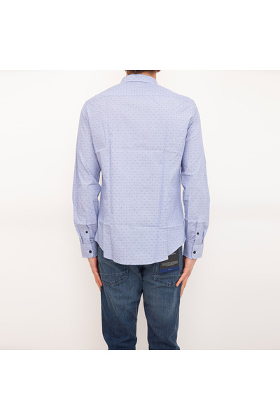 Armani Exchange Blauwe hemden