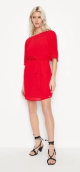 Armani Exchange Jurken Rood