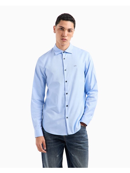 ARMANI EXCHANGE Camisas azul claro
