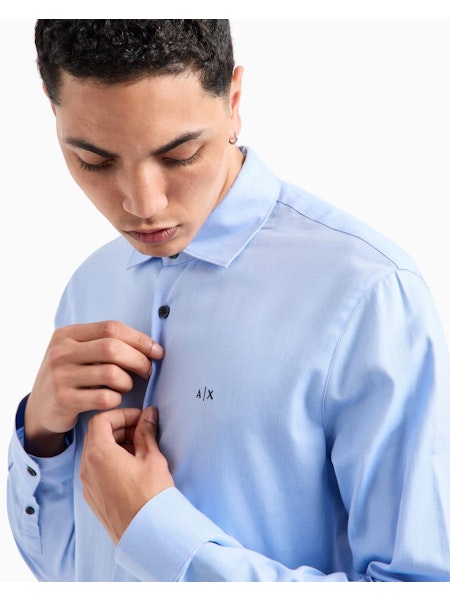 ARMANI EXCHANGE Camisas azul claro