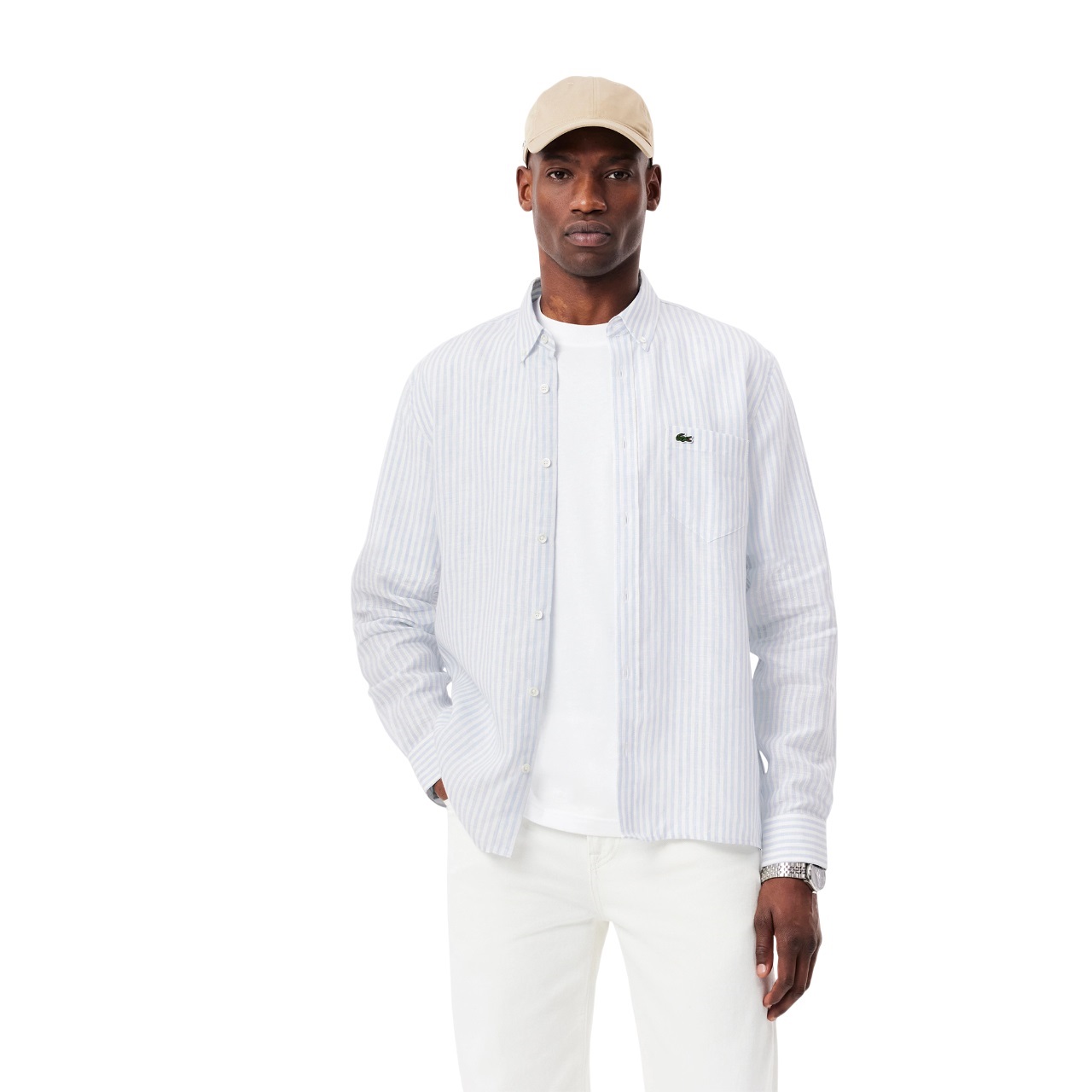 Lacoste Chemises bleues