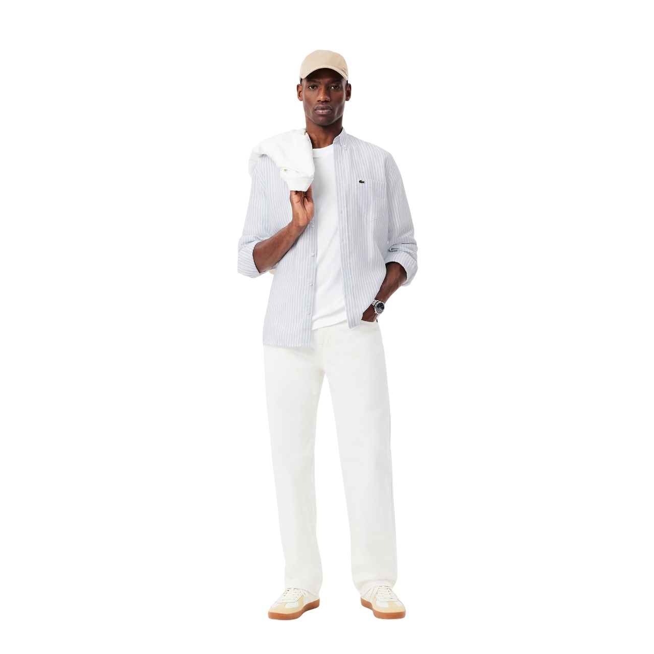Lacoste Chemises bleues