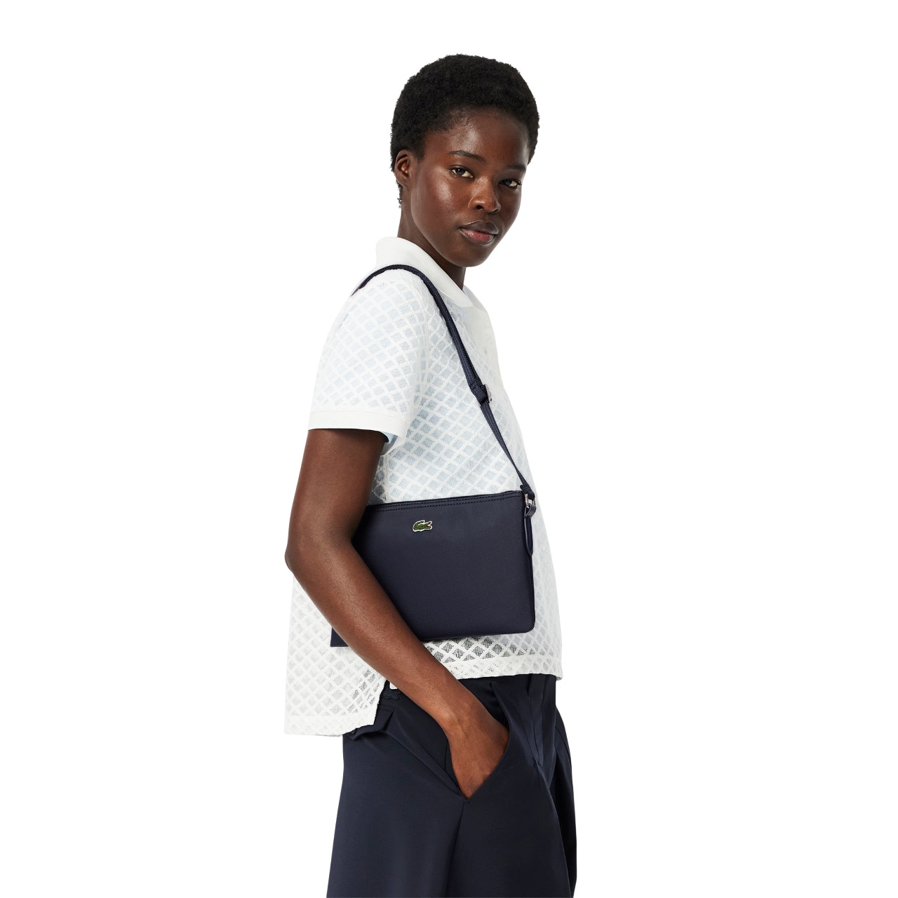 Lacoste Des sacs. Bleu