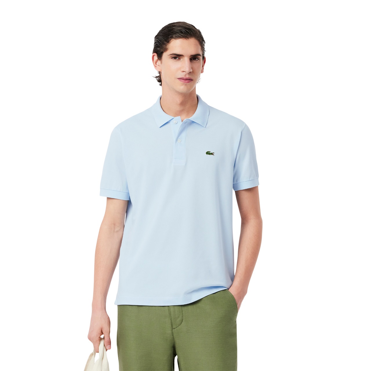Lacoste T-shirt en Polo Azzurro