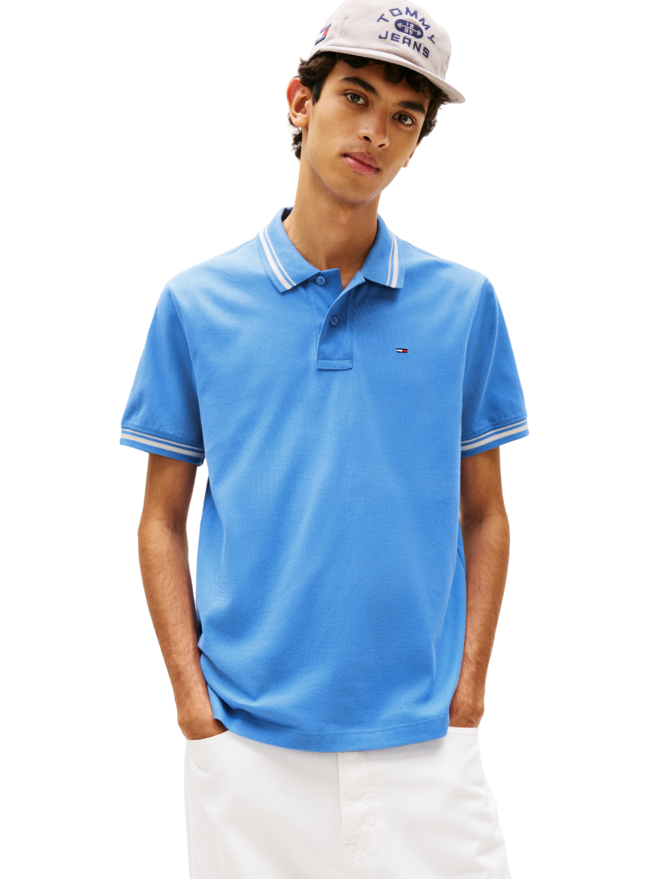 TOMMY JEANS  T-shirts and Polos Azure