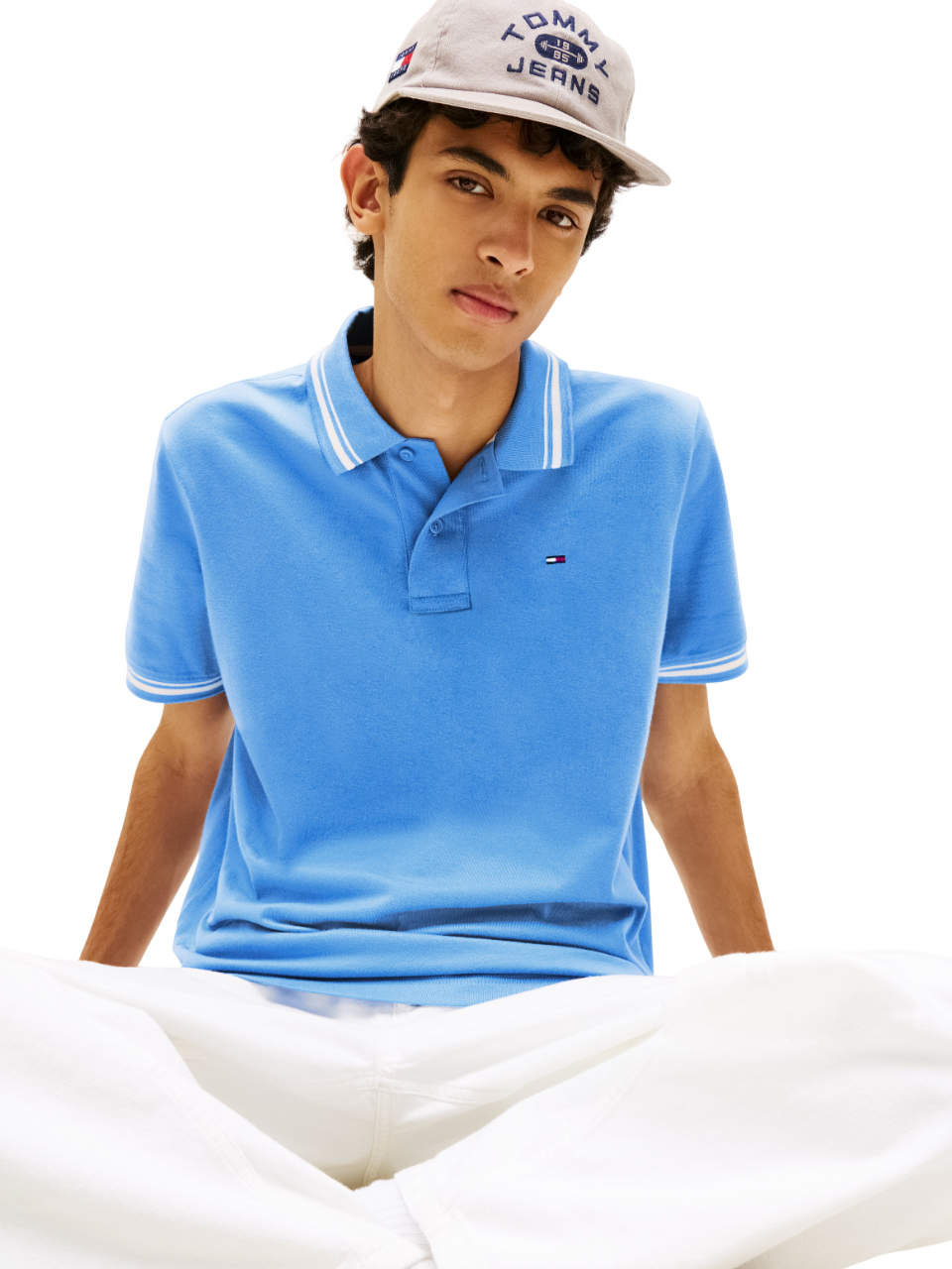 TOMMY JEANS  T-shirts and Polos Azure