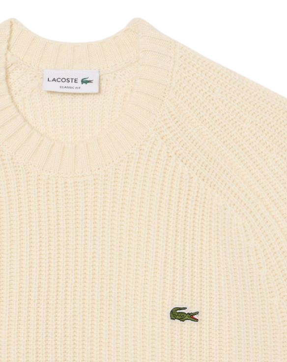 Lacoste Sweaters Cream