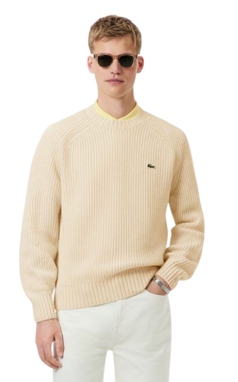 Lacoste Sweaters Cream