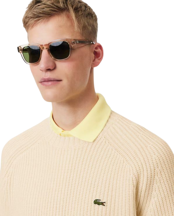 Lacoste Sweaters Cream