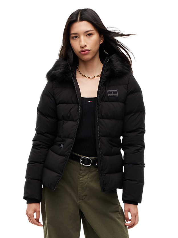 TOMMY JEANS  Coats Black