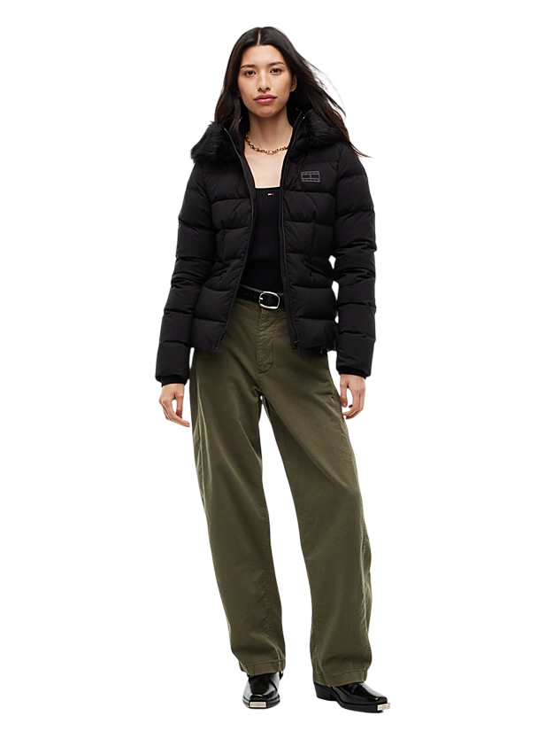 TOMMY JEANS  Coats Black