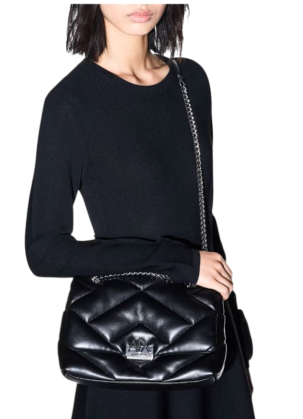 Armani Exchange Bolsas. Negro