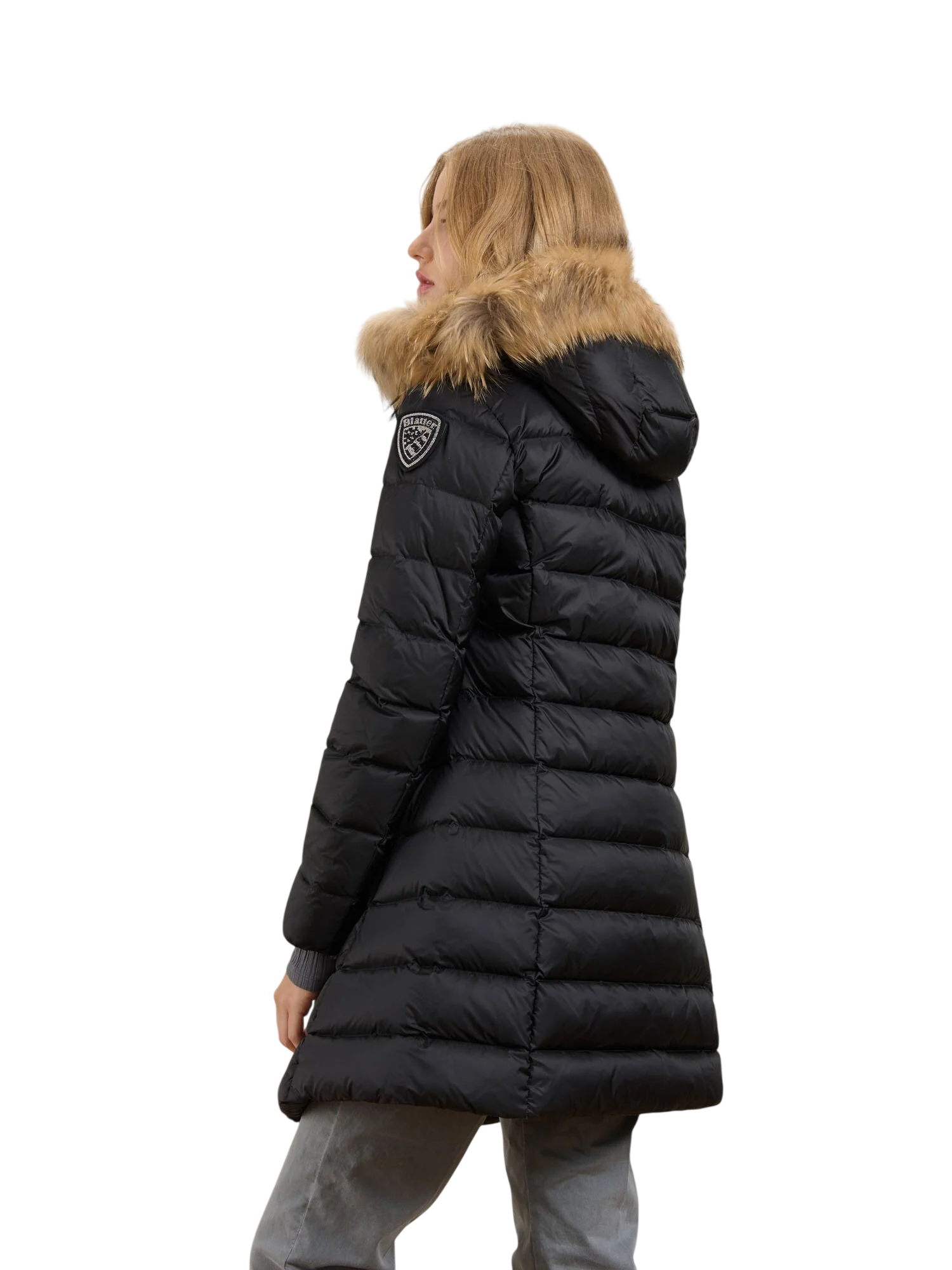Blauer Vestes noires