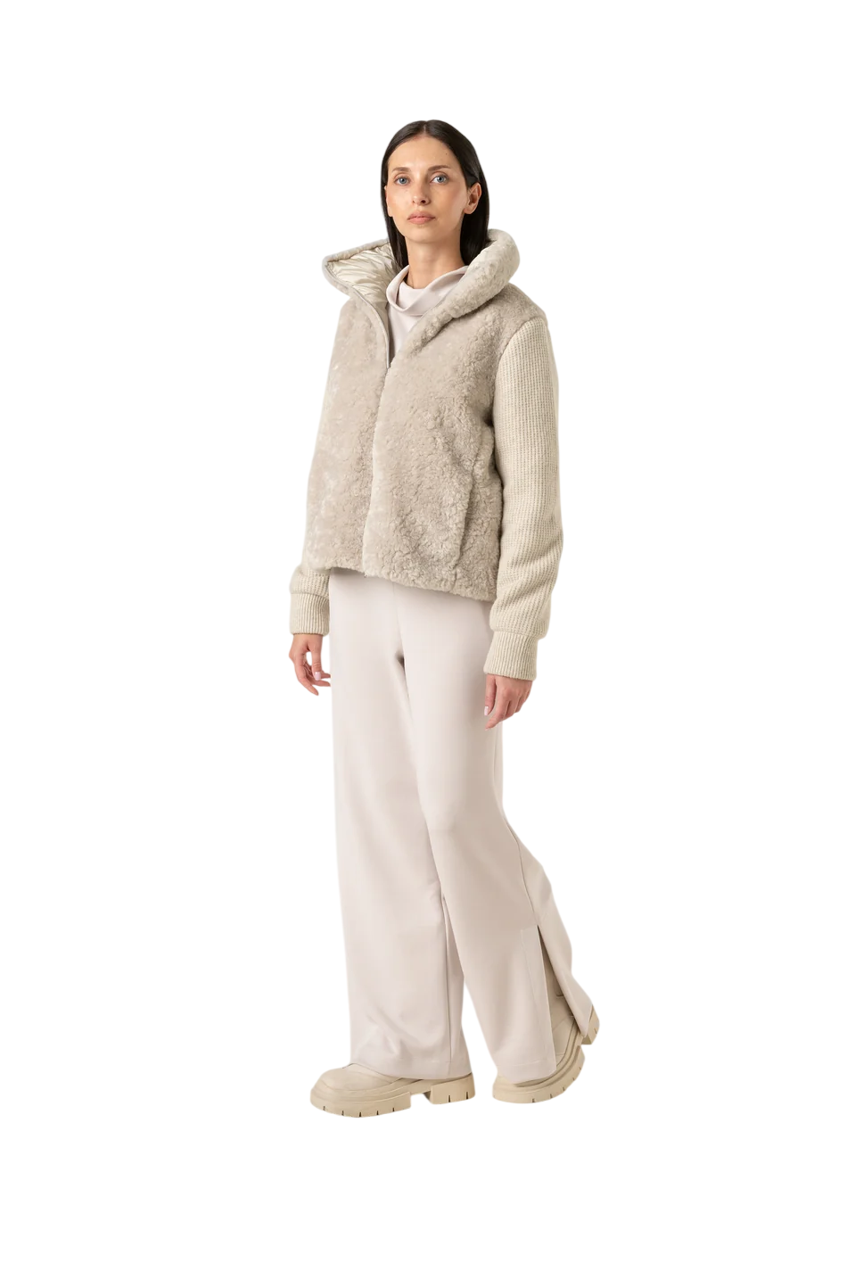 BOMBOOGIE Coats Grey