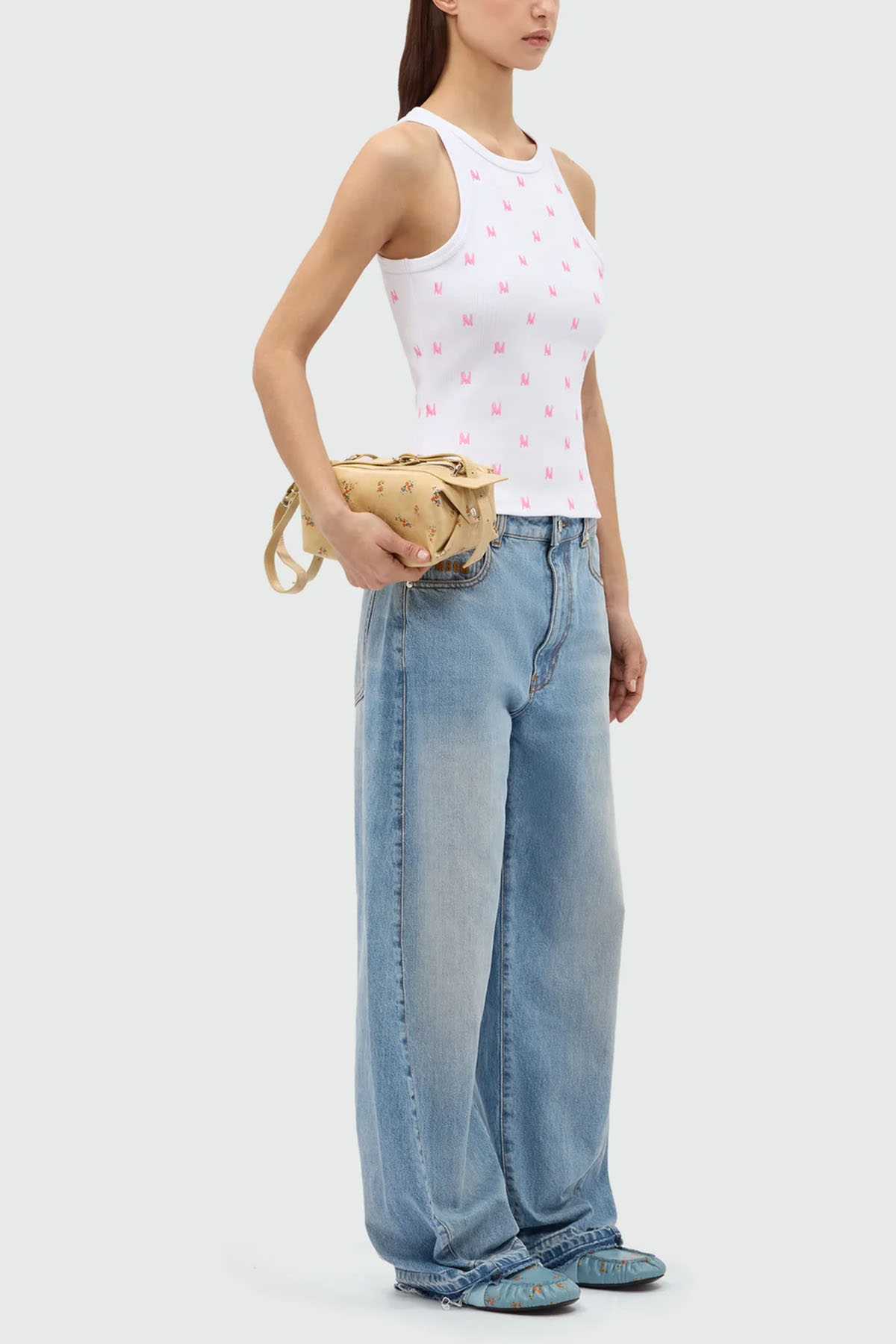 Msgm Top White