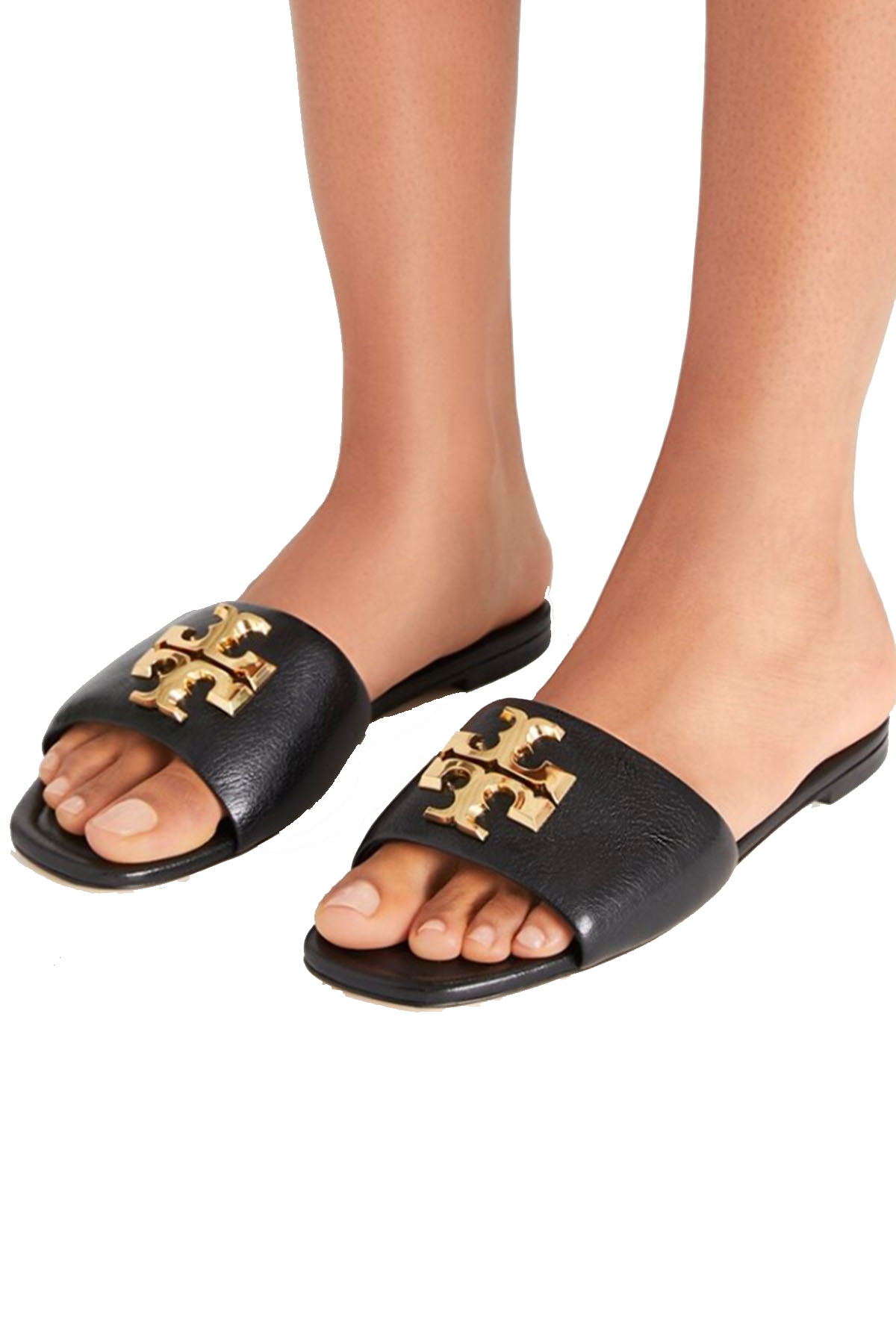 Tory Burch Sandales Noir/Or