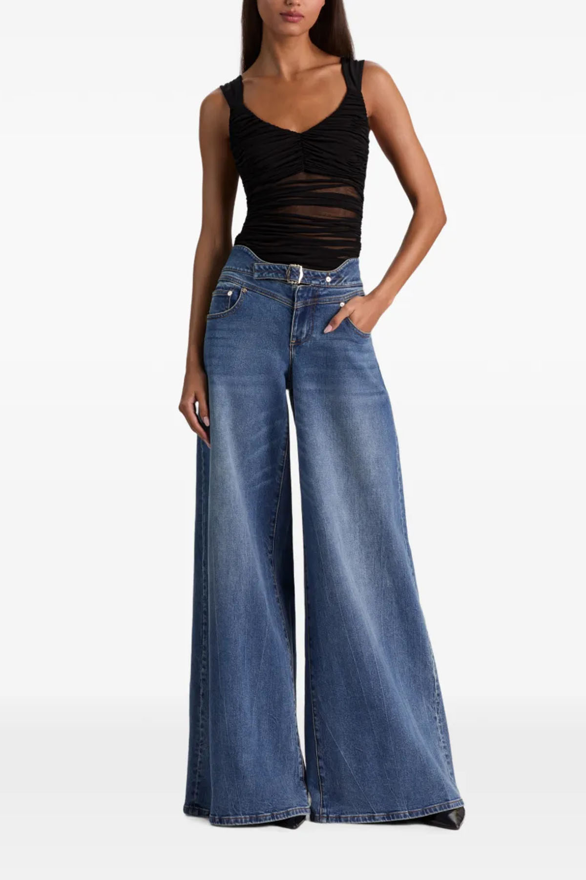 Alice + Olivia Top Black