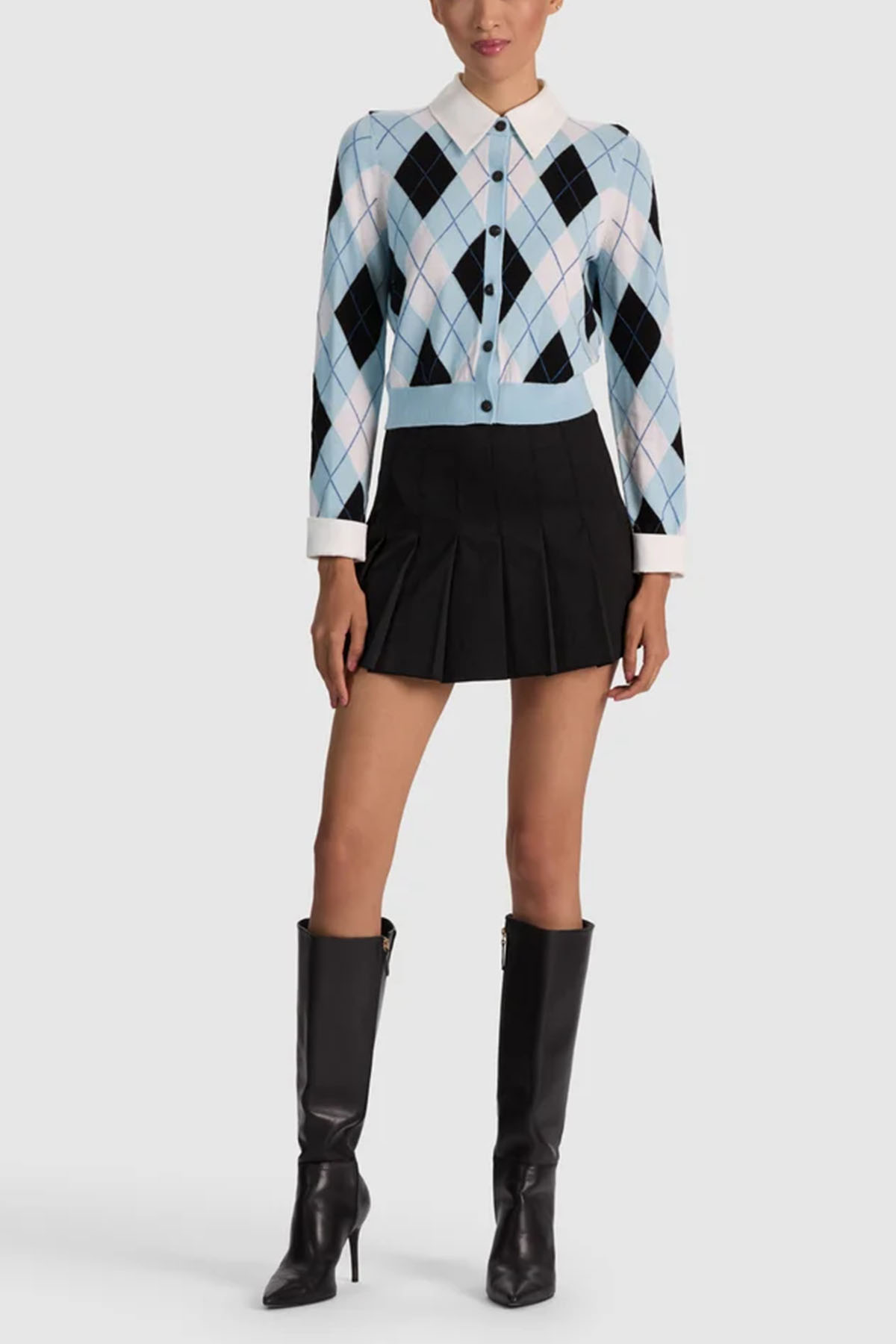 Alice + Olivia Chemises noires/bleues