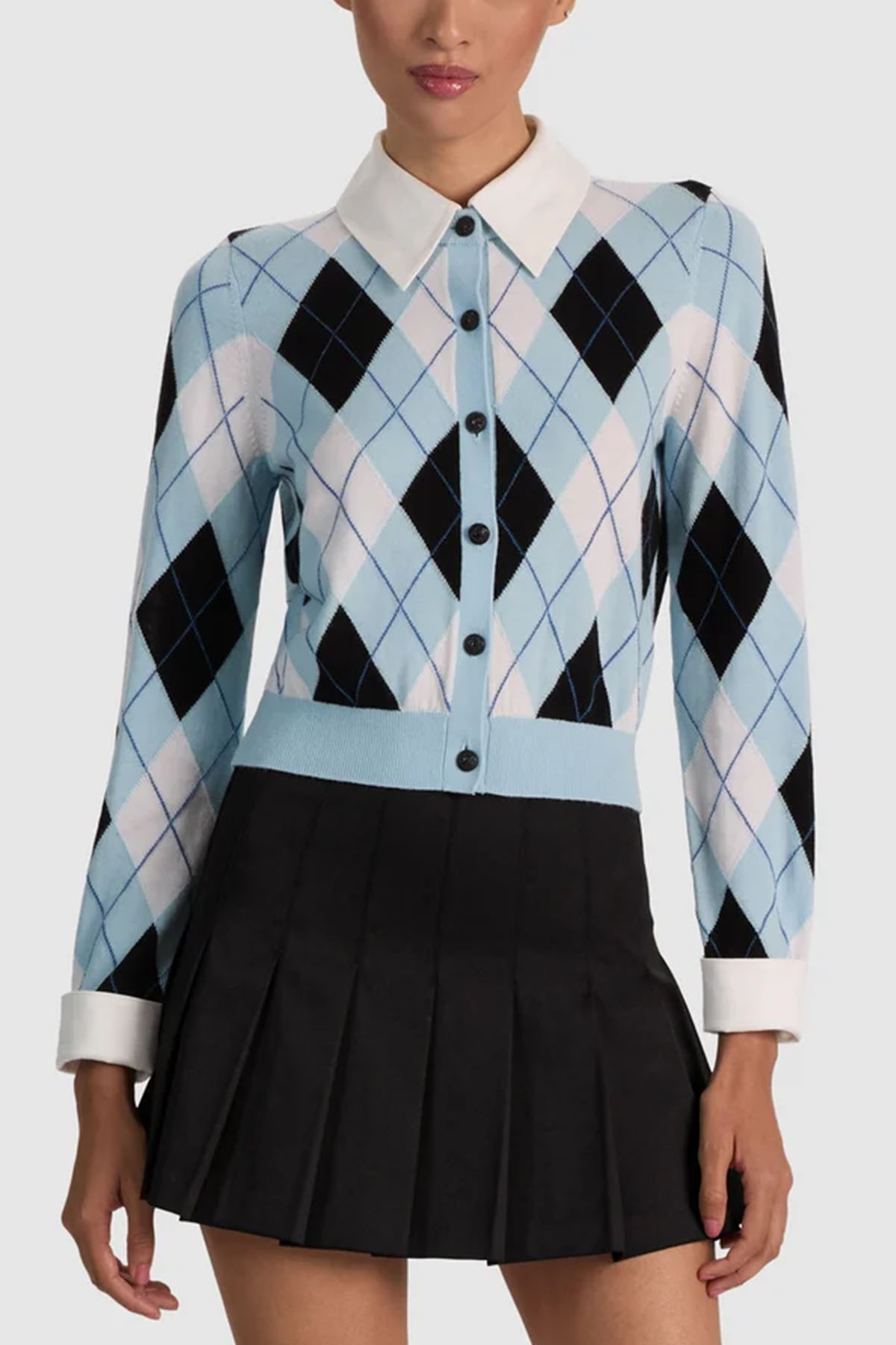 Alice + Olivia Chemises noires/bleues