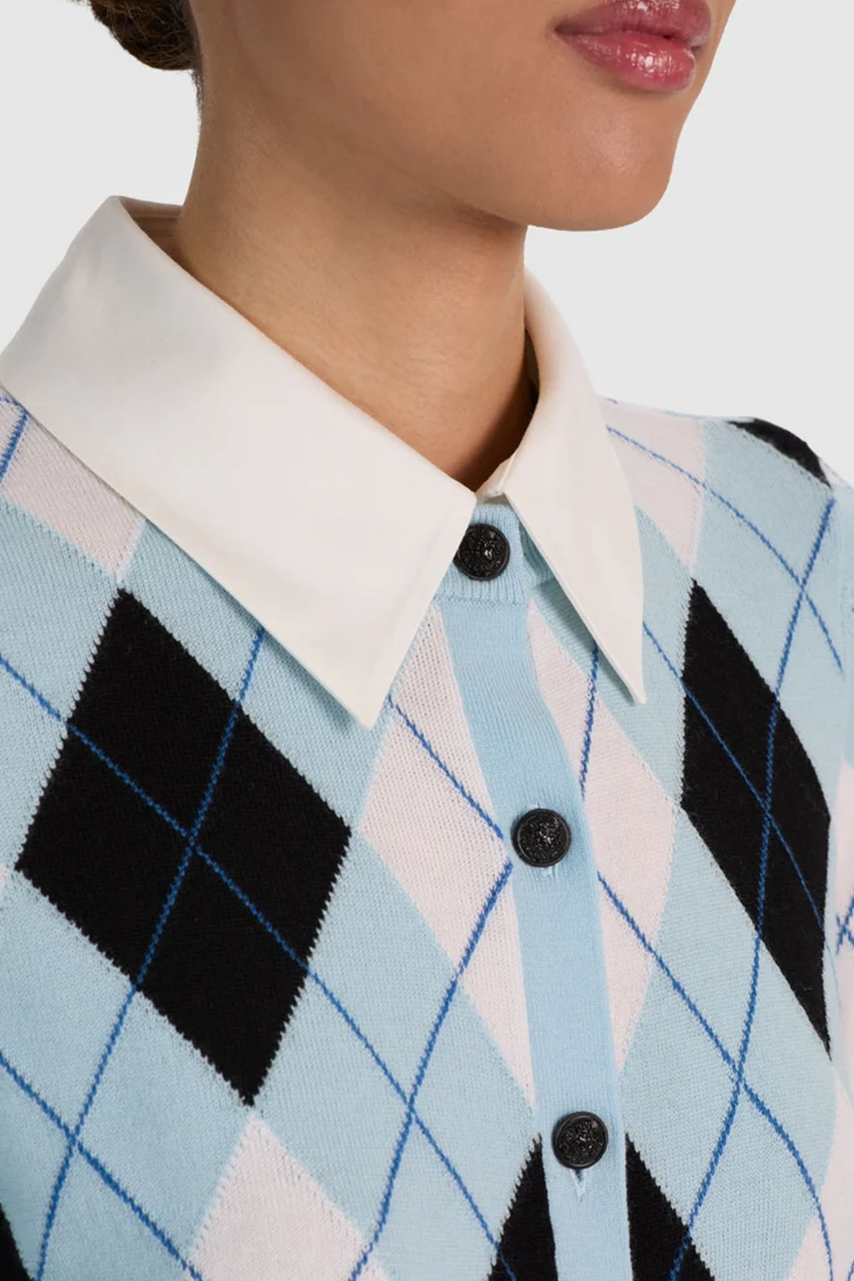 Alice + Olivia Chemises noires/bleues