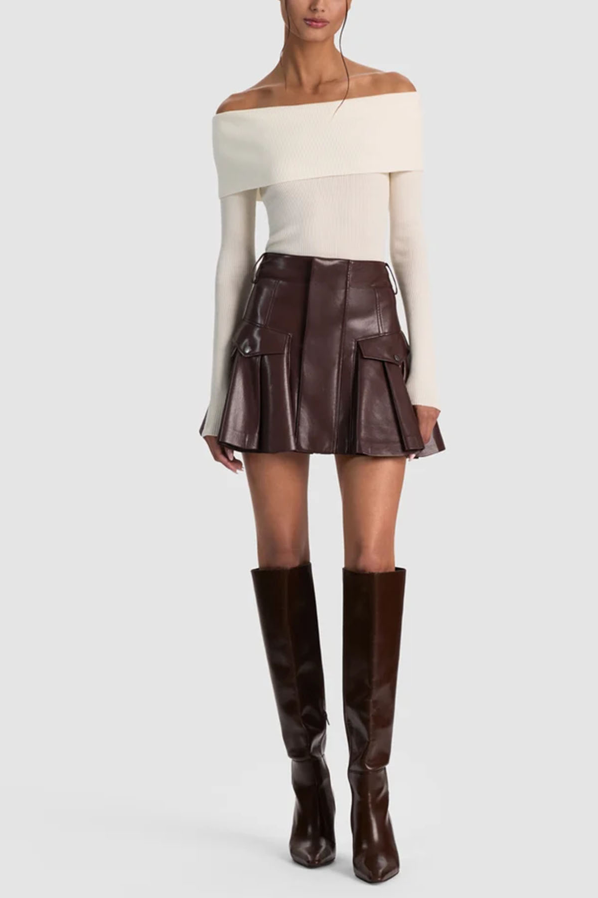 Alice + Olivia Gonne Dark chocolate