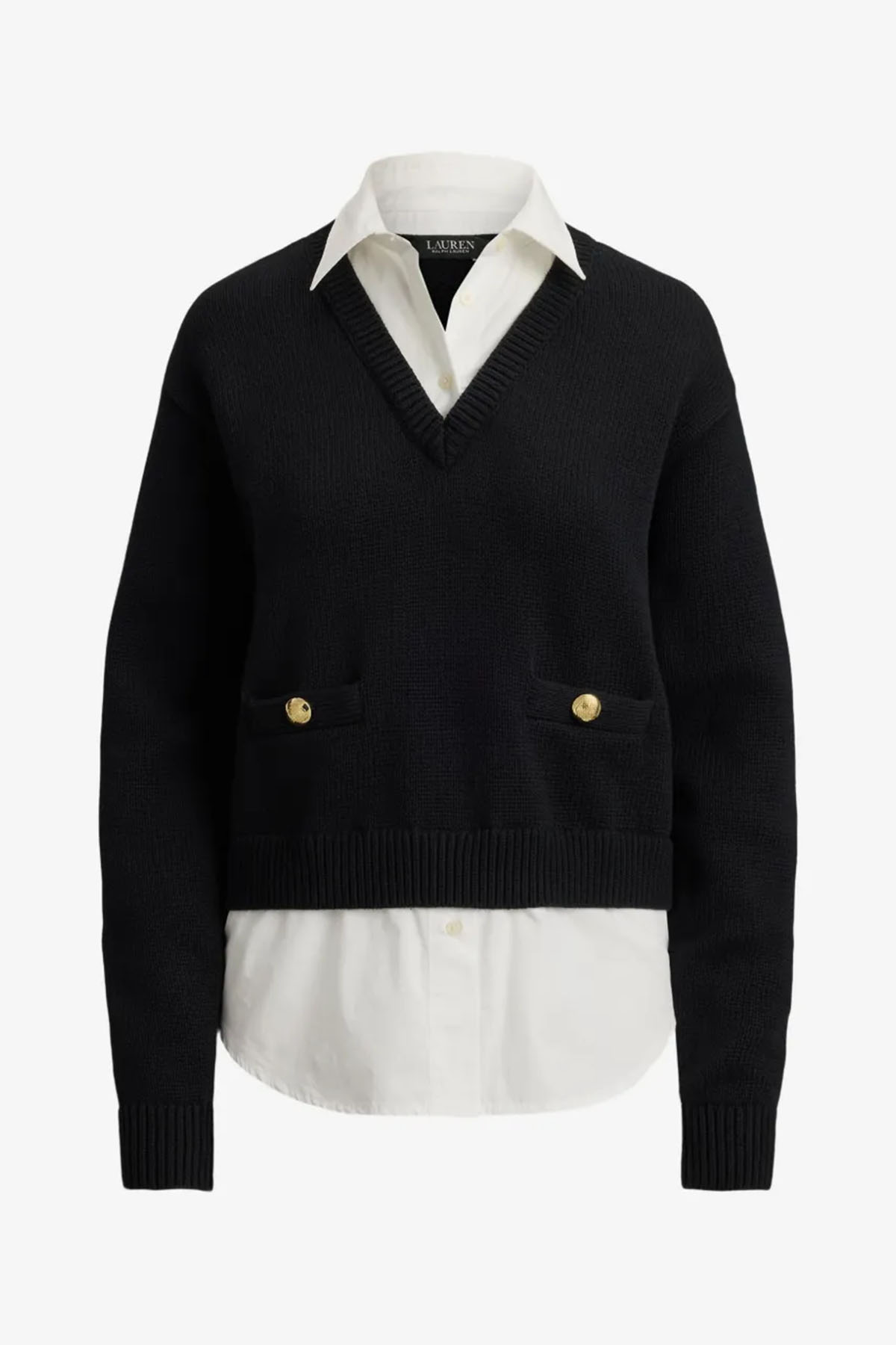 Lauren Ralph Lauren Maglie Black/white