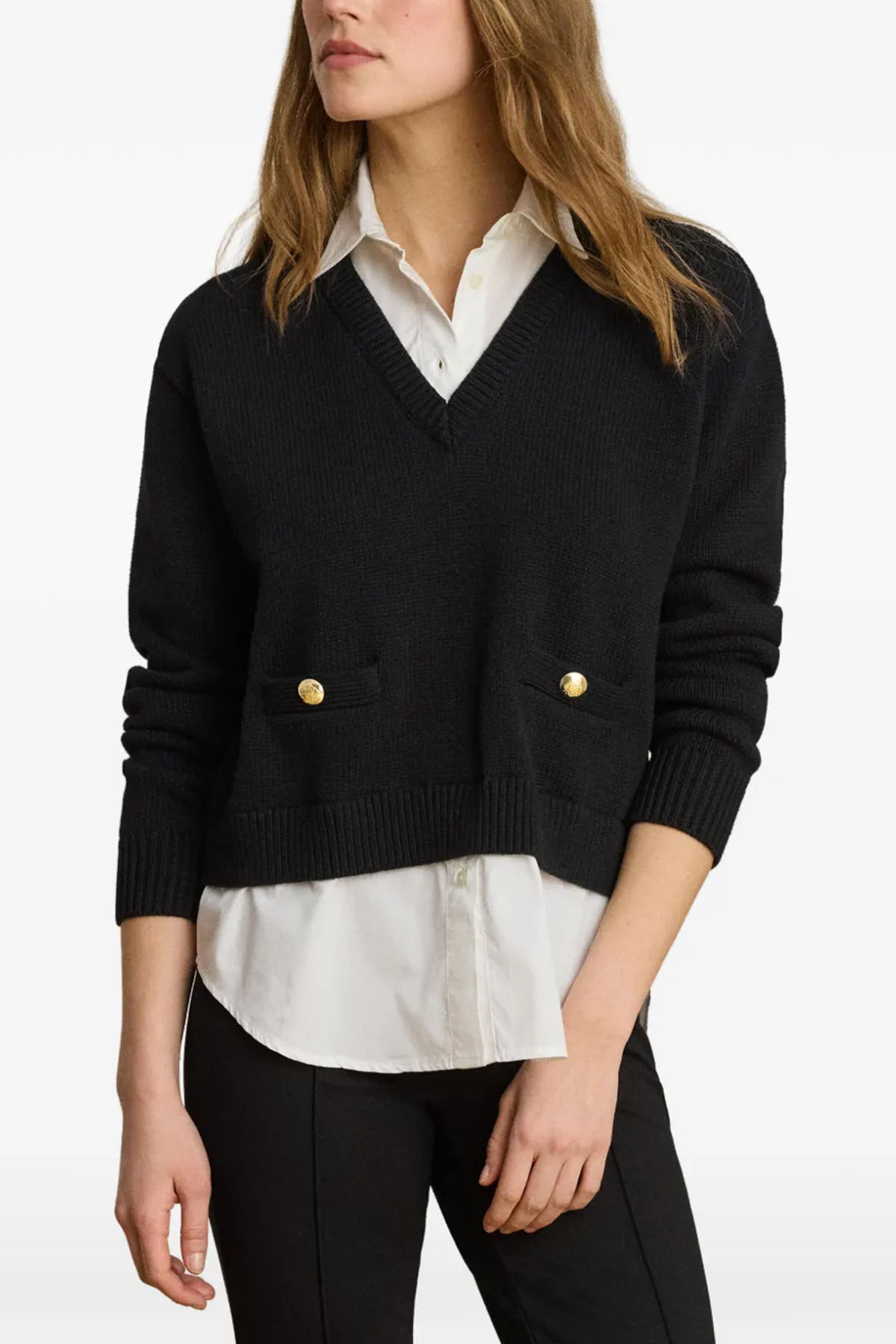 Lauren Ralph Lauren Maglie Black/white