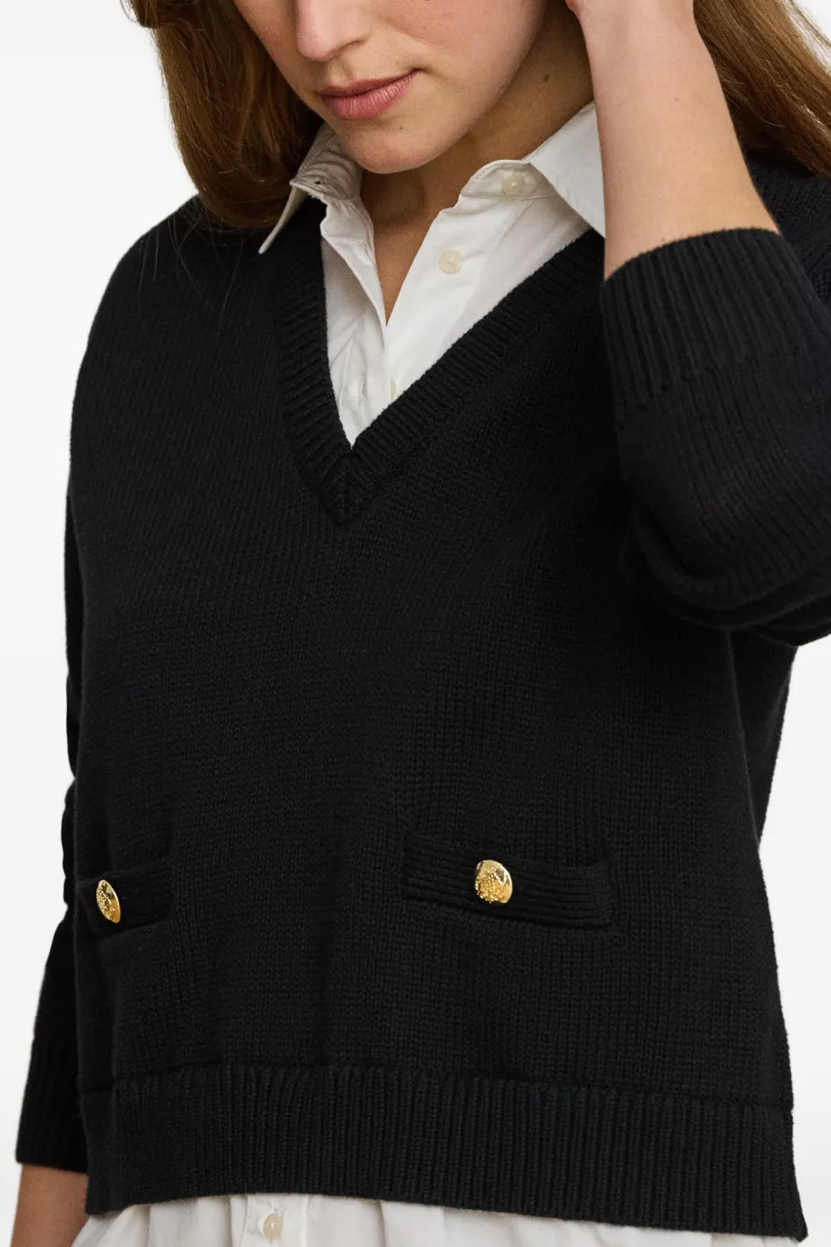 Lauren Ralph Lauren Maglie Black/white