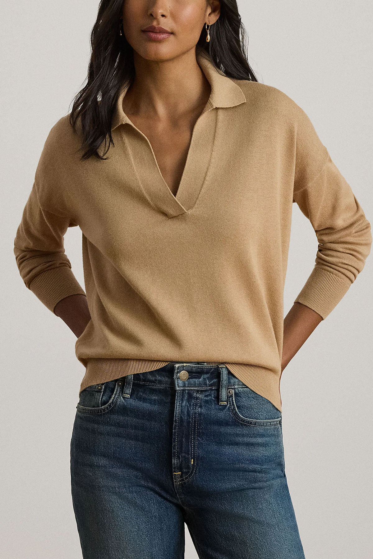 Lauren Ralph Lauren Chemises Camel